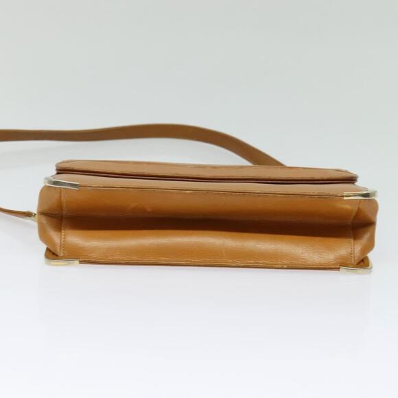 DIOR Shoulder Bag Leather Beige Gold - Picture 9 of 12